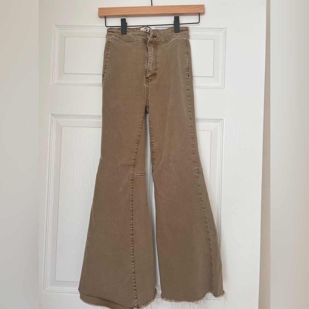Free People, High Waisted, Flared Skinny Jean